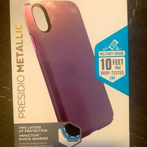 IPhone X/Xs Purple Metallic Speck Case